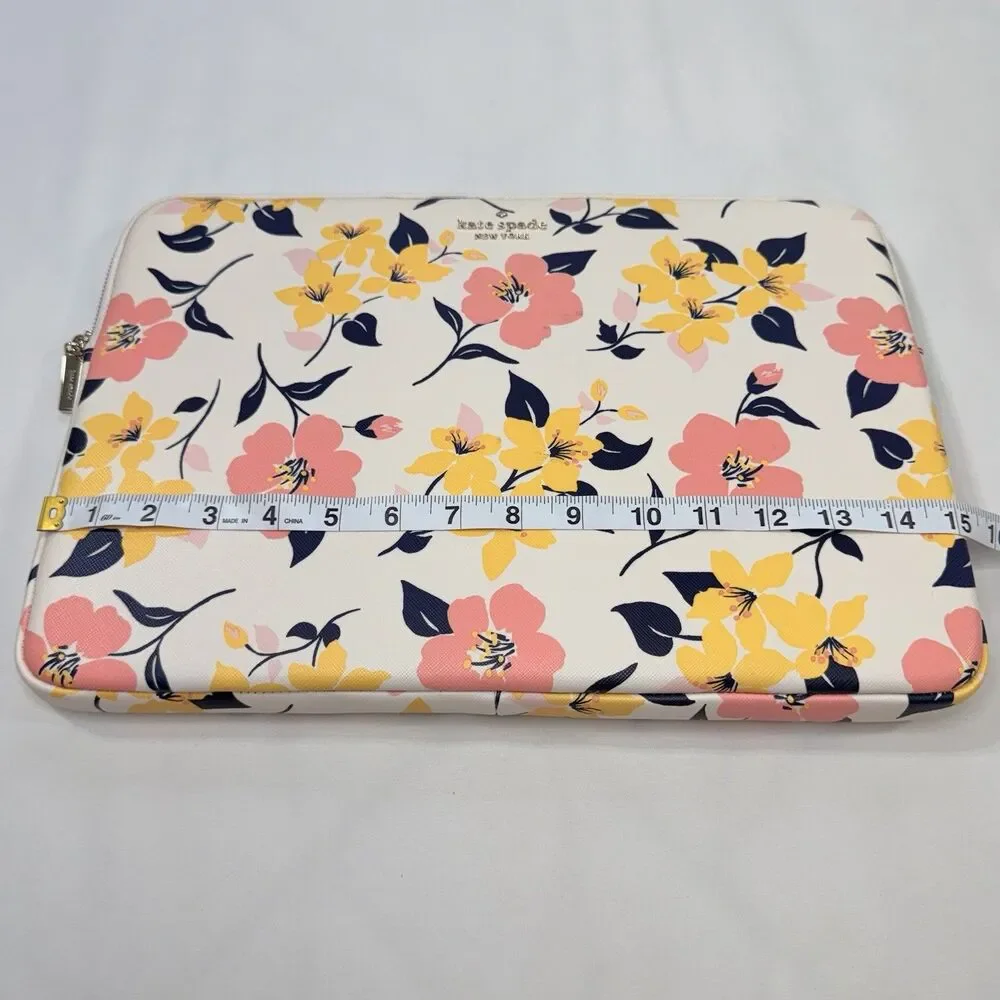 Kate Spade Lily Blooms Print Laptop Sleeve 15